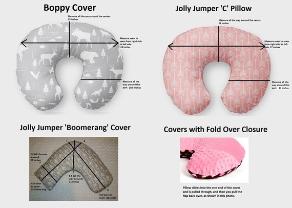Aviator Minky Nursing Pillow Cover Boppy Or Jolly Jumper Etsy