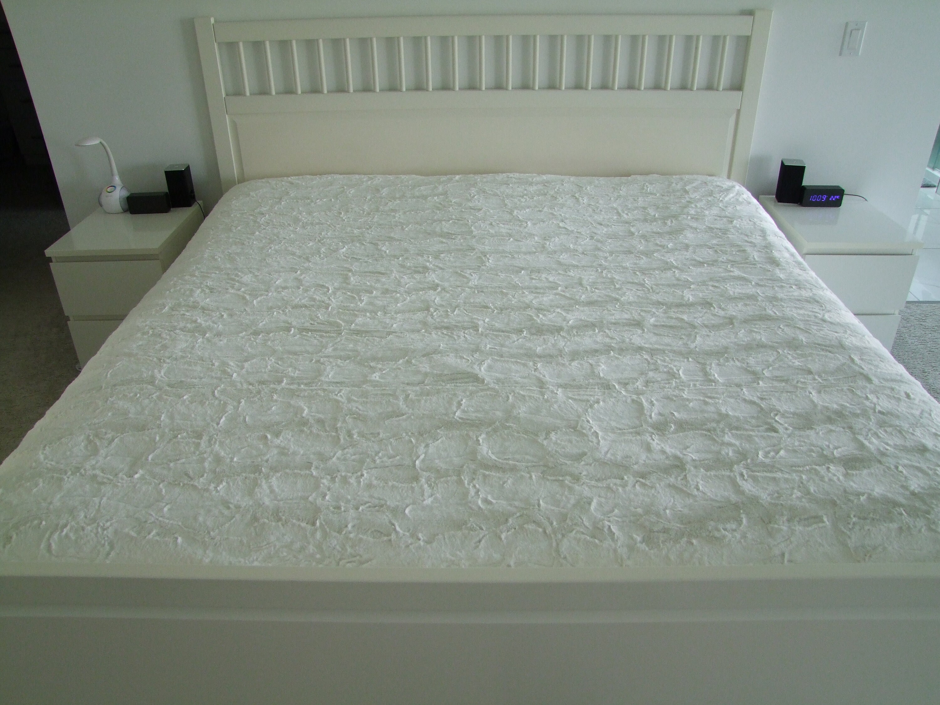 King Size Luxe Minky Sheets Double Fitted Sheet Queen 50