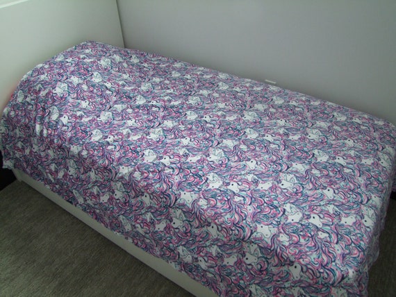 Unicorn Minky Blanket Bedding Toddler Or Unicorn Minky Blanket Bedding