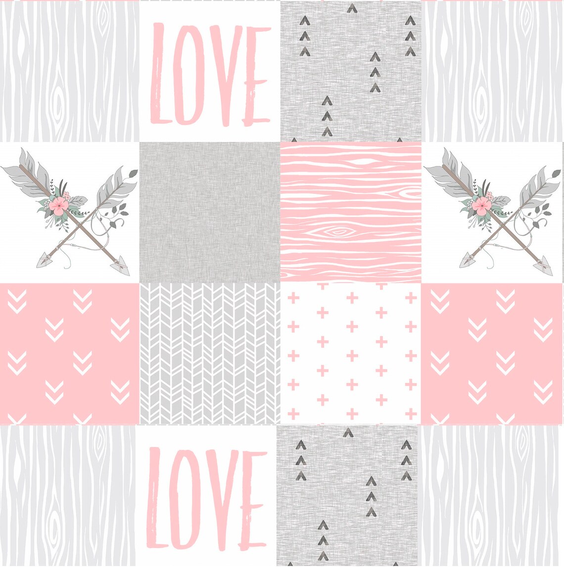 Baby Woodland Minky Blanket Designer Baby Blanket Designer Etsy