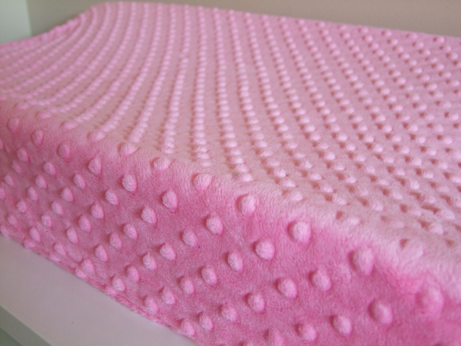 Light Pink Minky Contour Changemat or Change Pad Cover Pink Etsy
