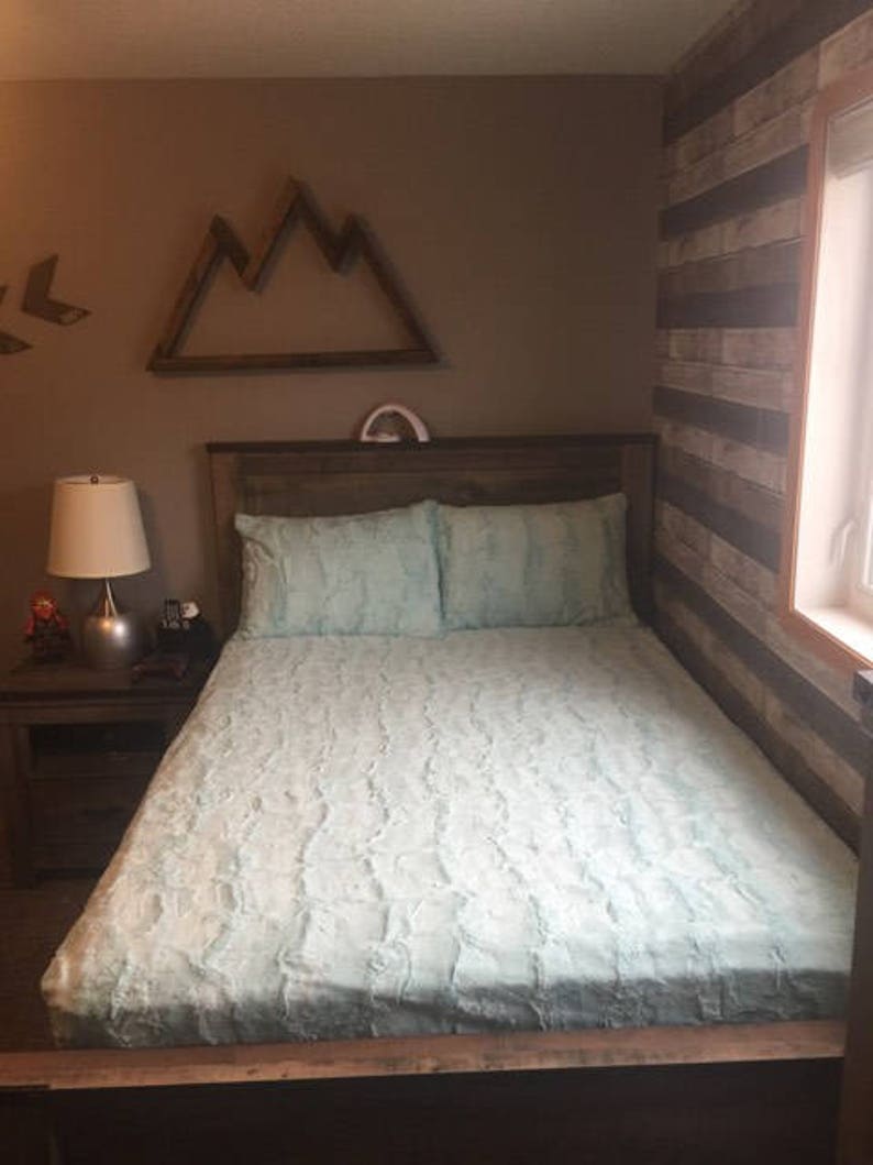 KING Size LUXE MINKY Sheets Double Fitted Sheet Queen Etsy Canada