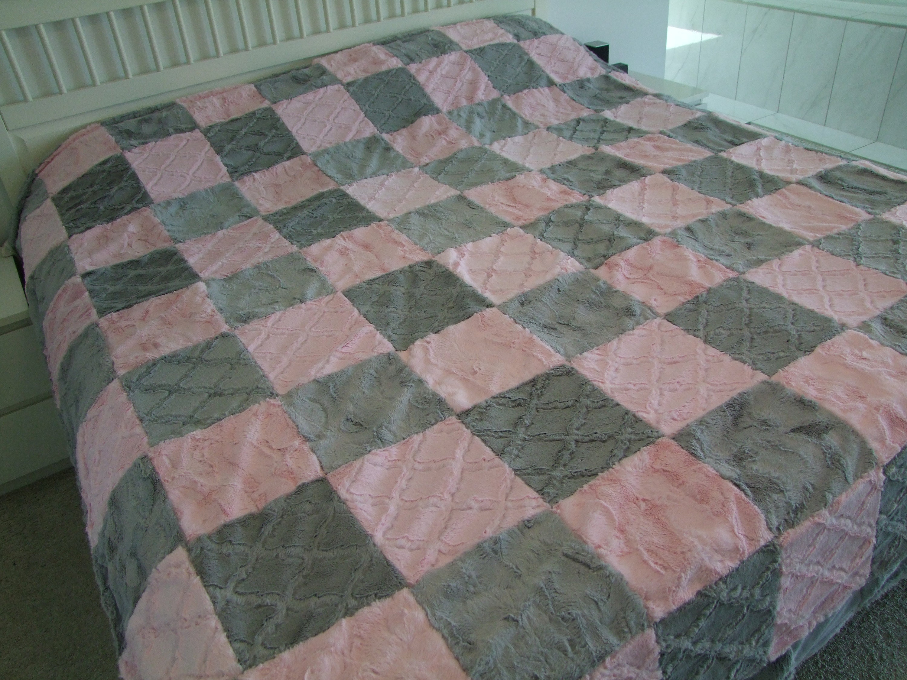 Luxe Minky Blanket Twin Double Full Queen or King Size Etsy