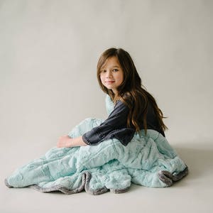 Weighted Minky Blankets - Weighted Blanket - Child Weighted Blanket - Adult Weighted Blanket - Minky Weighted Blanket -Ships out in ~1 week bild 6