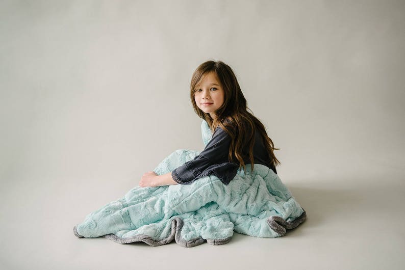 Weighted Minky Blankets - Weighted Blanket - Child Weighted Blanket - Adult Weighted Blanket - Minky Weighted Blanket -Ships out in ~1 week bild 6