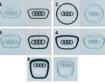 audi steering wheel, aidu emblem badge, audi wheel logo sticker, audi wheel logo, audi wheel emblem