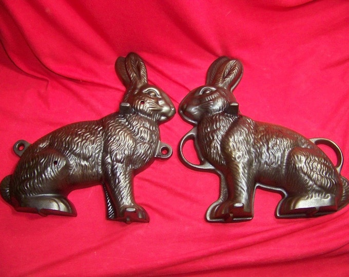 Griswold Cast Iron Rabbit Cake Mold 0129 Etsy
