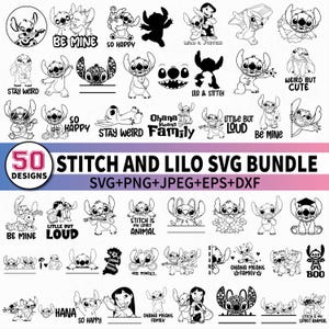 Stich SVG, Lilo und Stitch svg, Engel SVG, Stich Cartoon svg, Stich Becher svg, Stich Paar svg, Stich und lilo Clipart, Cricut-Datei,