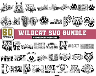 Wildcat Mascot SVG: Sports Team & School Spirit Design