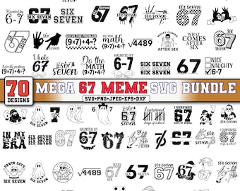 6 7 Meme svg, lustiges Meme SVG, lustiges 6 7 Weihnachtssvg, lustiges Weihnachtsmann-Svg, Skeleton Meme-Svg, lustiger Social-Media-Svg, lustiger Svg, Cricut geschnitten Dateien