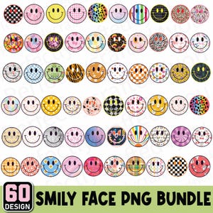 Smiley PNG,Smiley face svg,distressed smiley png,smiley sublimation png,checkered smiley png,happy face png,retro flower png,Cricut cut file