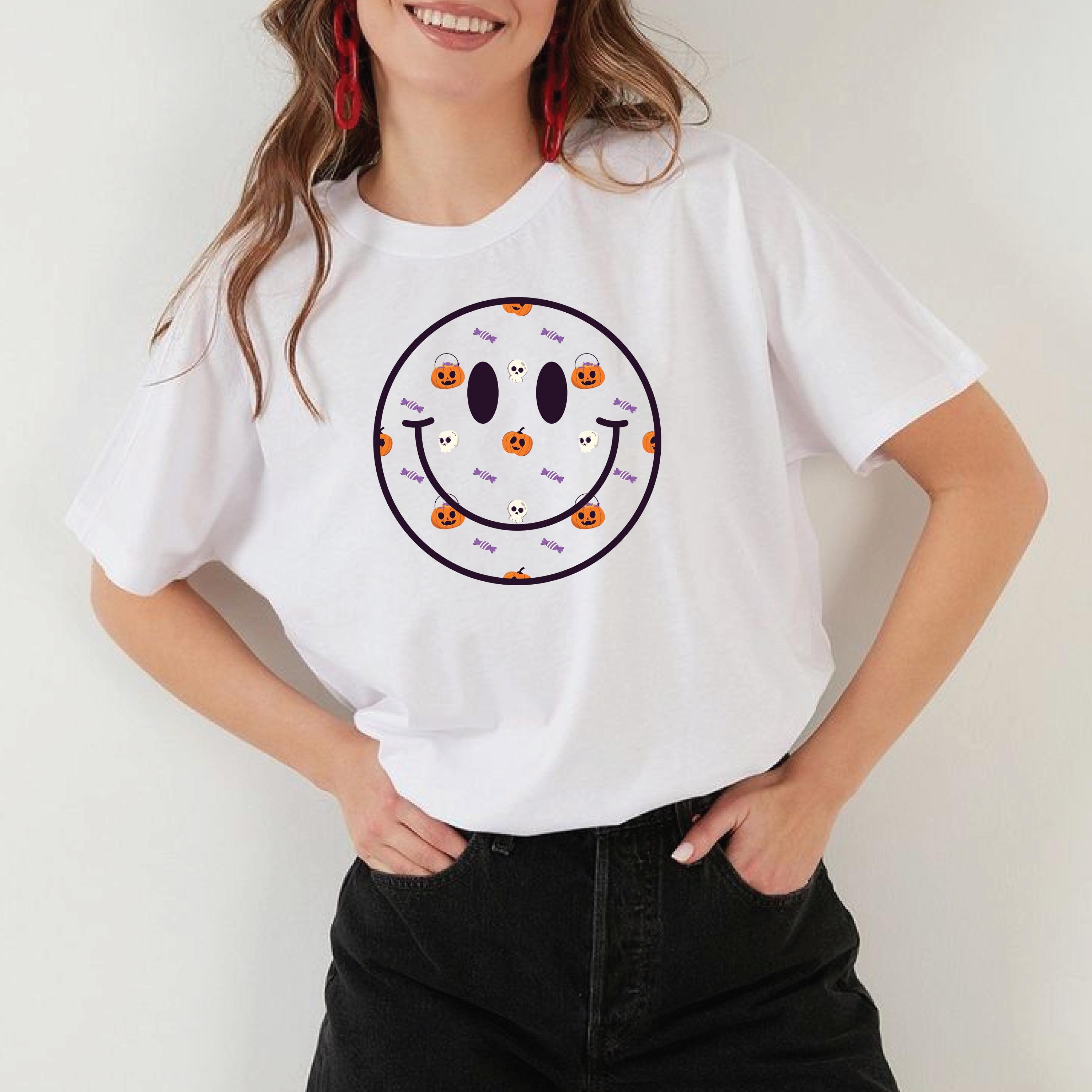 Smiley Face PNG: Retro Flower, Checkered Design (digital Download