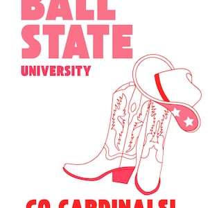Custom College Wall Print
