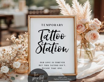 Placa de tatuagem temporária, tatuagem temporária para impressão de casamento, placa de tatuagem temporária minimalista para casamento, placa de tatuagem temporária para casamento, Blair, 06