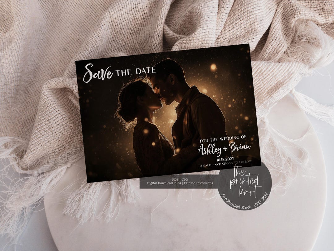 Custom Wedding Save-the-Date Cards | Vintage Prints - View #9