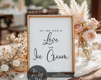 All You Need is Love and Ice-cream Sign, Ice-cream Bar Sign