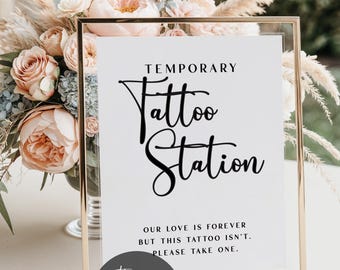 Placa de tatuagem temporária, tatuagem temporária para impressão de casamento, placa de tatuagem temporária minimalista para casamento, placa de tatuagem temporária para casamento, Blair, 10