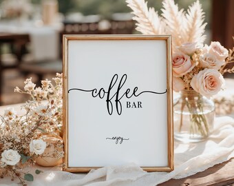 Letrero de boda de cafetería, Letrero de boda de cafetería imprimible, Letrero de boda de cafetería minimalista, Letrero de cafetería, Letrero de café, Blair, 12