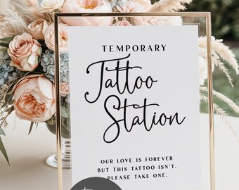 Placa de tatuagem temporária, tatuagem temporária para impressão de casamento, placa de tatuagem temporária minimalista para casamento, placa de tatuagem temporária para casamento, Blair, 12