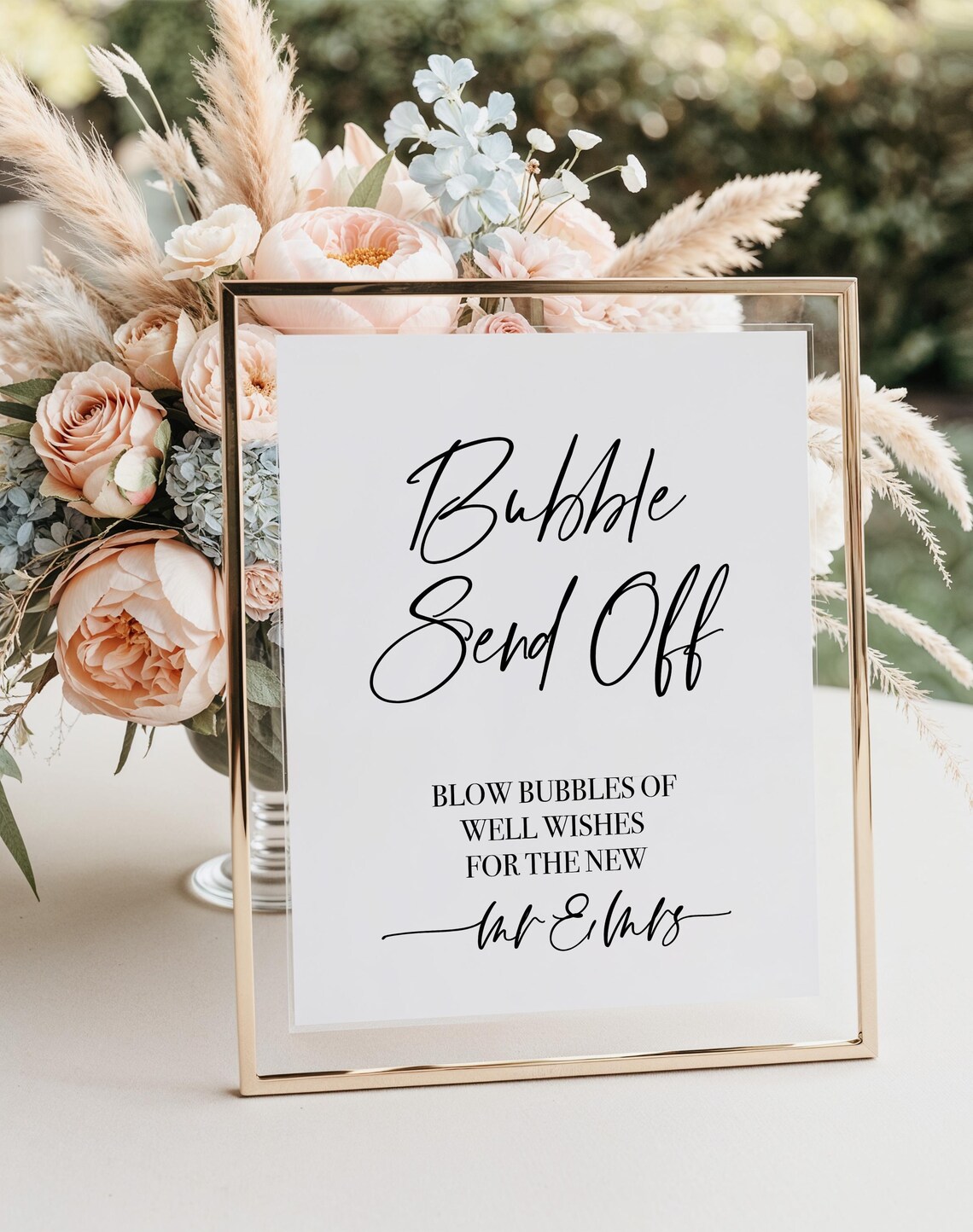 Top Send Bubble Bubble Send off Wedding Sign,printable Bubble Send off Wedding Sign ...