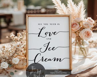 All You Need is Love and Ice-cream Sign, Ice-cream Bar Sign