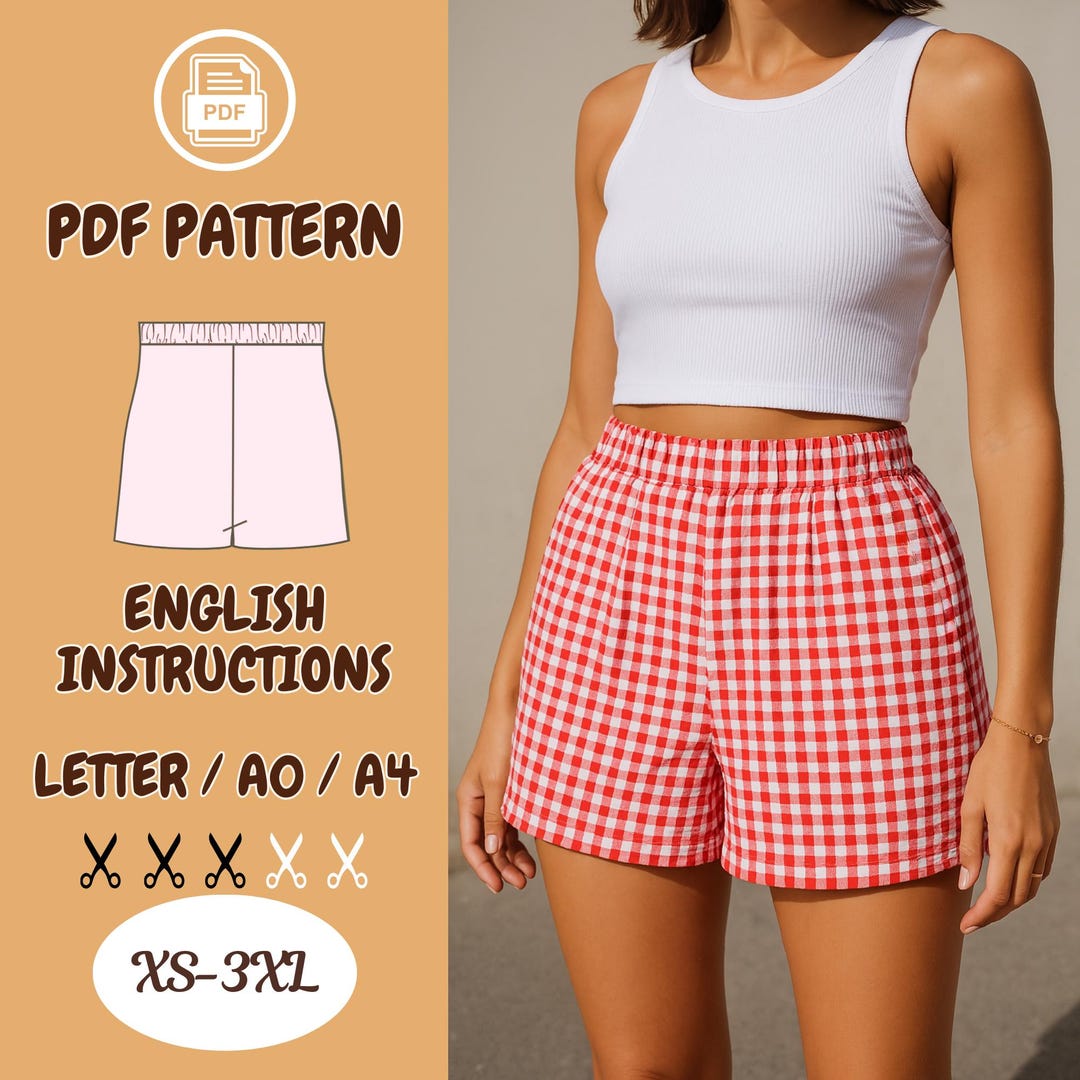 パンツ fig London Alice check short PT il_1080xN.6832209745_ipsm.jpg
