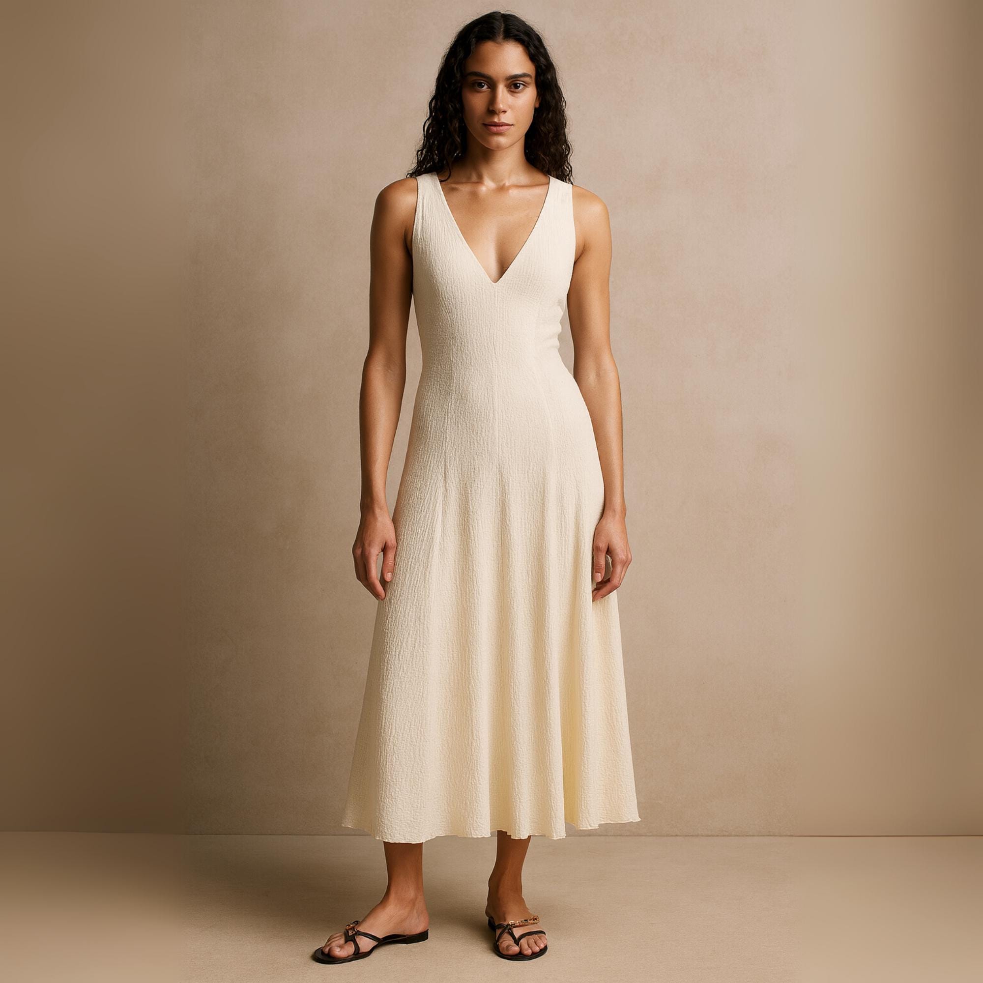 v neck midi dress pattern Maxi V-Neck Dress Sewing Pattern Instant Download PDF Pattern