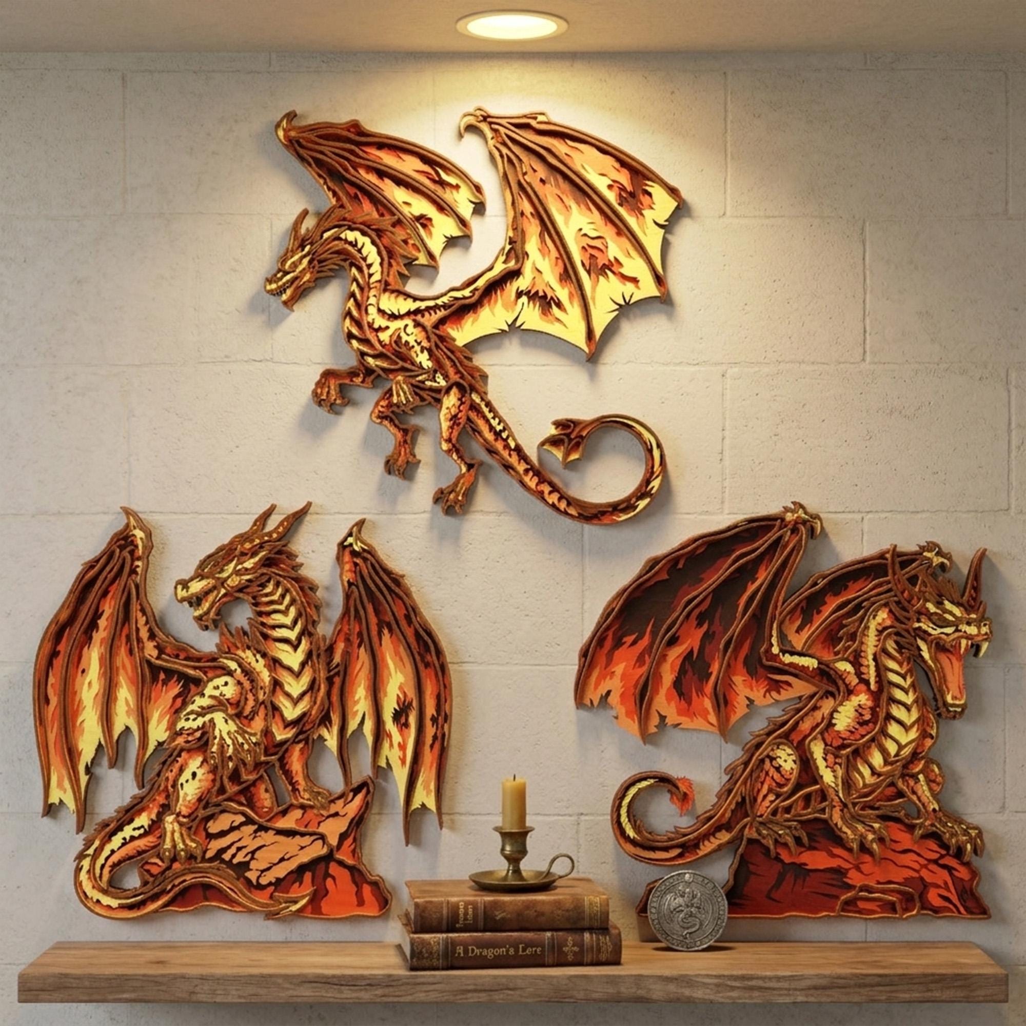 Wood dragon - Etsy 日本