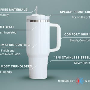 Gobelet personnalisé de 40 oz pour infirmière fantôme d'Halloween avec poignée, nom personnalisé, vie d'infirmière fantasmagorique, cadeau d'appréciation d'automne image 5