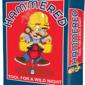 Hammered – Drinking Card Game for Parties, College Nights, Gatherings & More | A Hilarious Adult Game with Shots, Dares, and Endless Fun