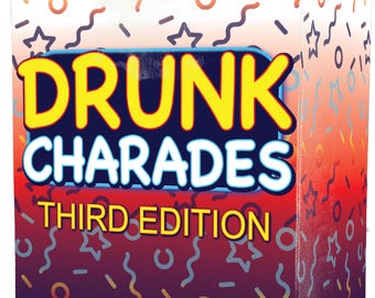 Drunk Charades 3 - Party Game with a Twist - Guess Words Without Saying Them, or Take a Drink! Great for Game Nights and College Gatherings