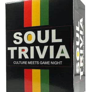 Soul Trivia: African-American Culture Card Game with 100 Educational Cards for Celebrating Black History and Urban Heritage
