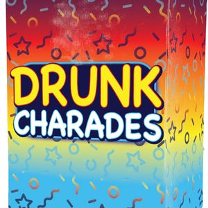 Drunk Charades – Hilarious Adult Drinking Game for Parties - Guessing Game for Adults, Perfect for Game Nights, Birthdays, and Get-Togethers