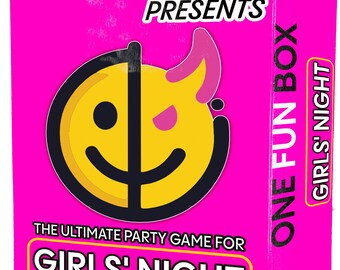 One Fun Box Girls Night – Drinking Games for Girls Night Out, Bachelorette Parties & More A Fun Card Game for Shots and Pre-Game Adventures