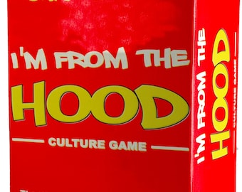 I’m from The Hood Charades V2 – Black Culture Party Game Fun Slang Expressions Game for Adults and Teens - Talking and Acting Game Night Fun
