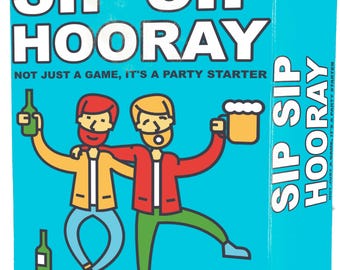 Sip Sip Hooray Drinking Card Game – Fun Party Game for Everyone - Perfect for Drinking Parties, College Gatherings, and Game Nights