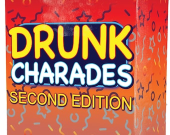 Drunk Charades 2 - Guess, Act, and Drink! The Party Game for Adults with Hilarious Challenges - Perfect Icebreaker for Game Nights