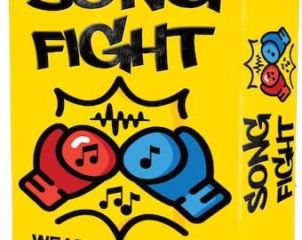 Song Fight Card Game – Music Trivia & Playlist Battles for Adults and Teens - For Game Nights, Parties - Compete to Pick The Best Songs!