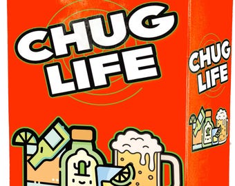 Chug Life Drinking Game - The Hilarious Party Game for Adults - Easy-to-Play Fun for College Parties, Birthdays, Gatherings, and Game Nights