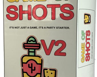 Game of Shots 2 – The Ultimate Drinking Card Game for Parties, Perfect for Game Nights, Celebrations, and Fun-Filled Gatherings with Friends