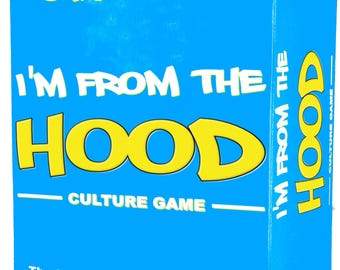 I&#39;m from The Hood Charades V1 – A Dynamic Black Culture Charades Party Game | Features Slang, Expressions & Fun Action Cards