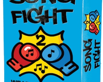 Song Fight 2 – The Ultimate Music Battle Party Game for Adults and Teens, Competitive Card Game for Music Lovers, Perfect for Game Night