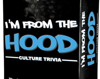 I’m from The Hood V2 Trivia Game – Black Culture Trivia - Fun Card Game - Test Your Knowledge of History, Slang, and Culture