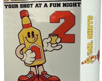 Mr Shots 2 – Fun Drinking Card Game for Parties, Easy-to-Play, Great for House Gatherings, Bar Nights, Holidays, Vacations, and All Parties