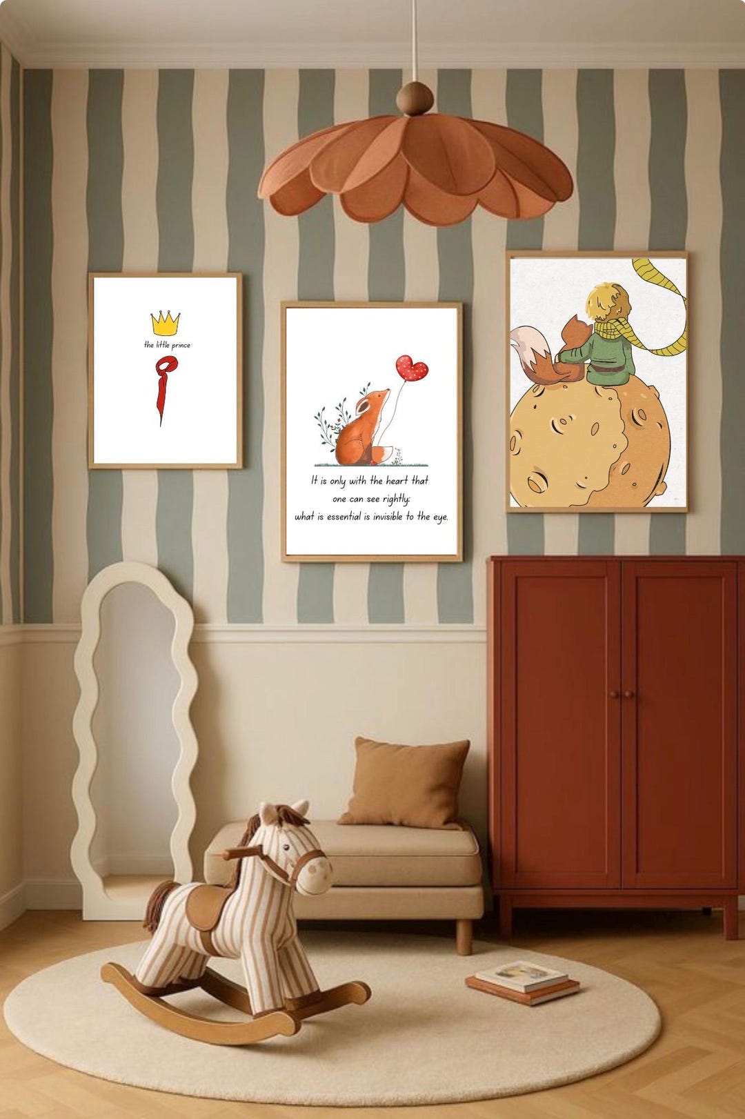 Little Prince Nursery Prints Set of 3 Baby Kids Digital Download Wall ...