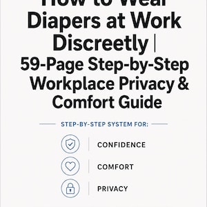 How to Stay Discreet at Work | ABDL Workplace Privacy & Comfort Step-by-Step Guide (59-Page System)