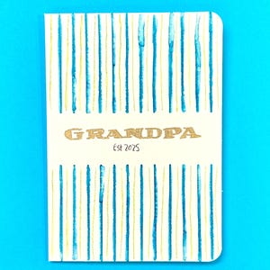 Sentimentale Überraschung: Herzliche Personalisierte Karte. Etablierter Opa, Etabliertes Oma, Vatertagsgeschenk, Großelterntag