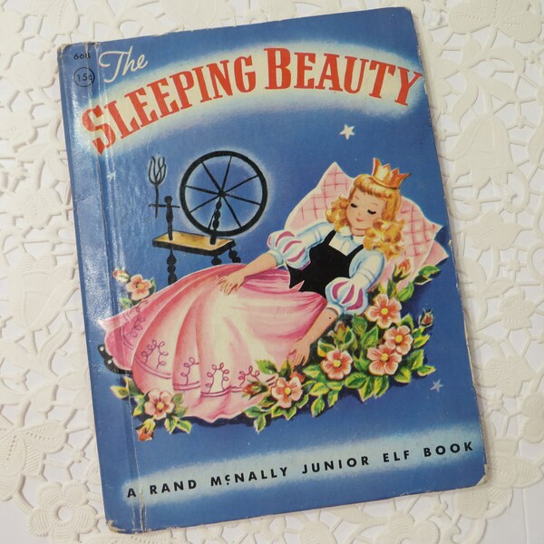Vintage Children's Book-Sleeping Beauty-1959-Rand McNally