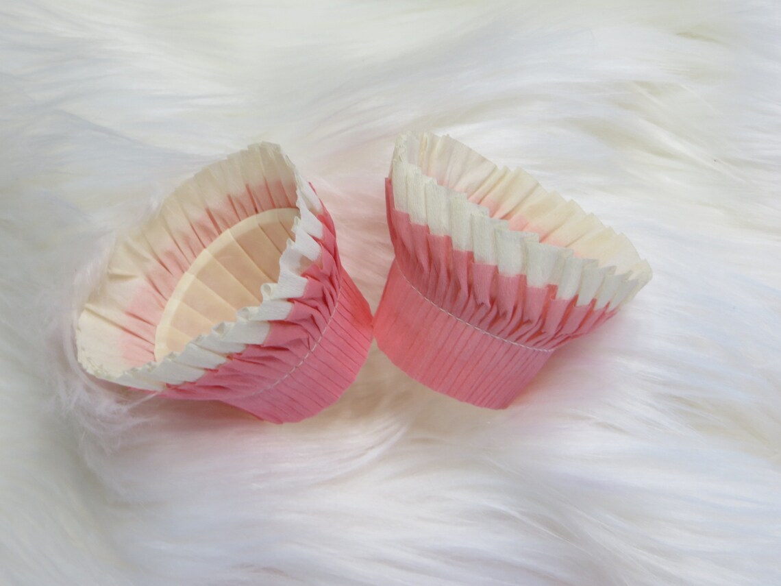 Vintage Crepe Paper Nut CupC.A.Reed1950sPINKParty Etsy