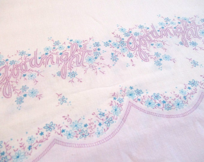 Vintage Purple Floral Border Print Fabricgoodnightold Stockyardage